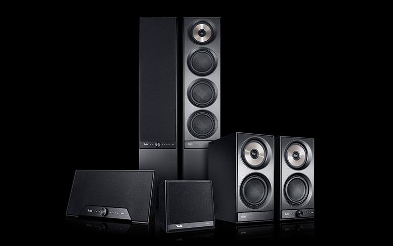 Streaming luidsprekers in verschillende afmetingen met wifi en bluetooth