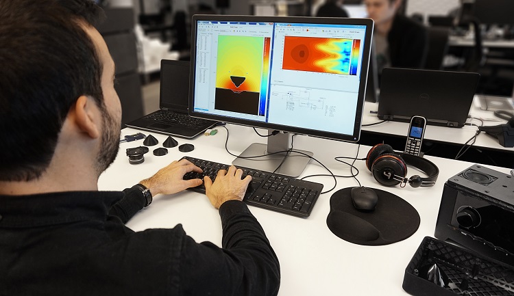 Software voor de constructie van de akoestische lenz van Radio 3sixty