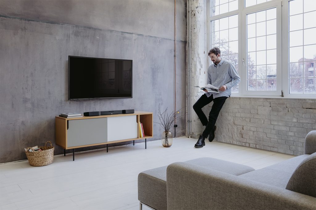 Kabels in de woonkamer