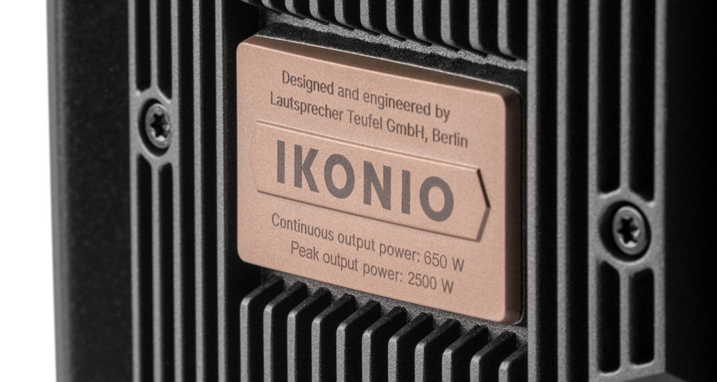 Detailopname van de IKONIO speaker