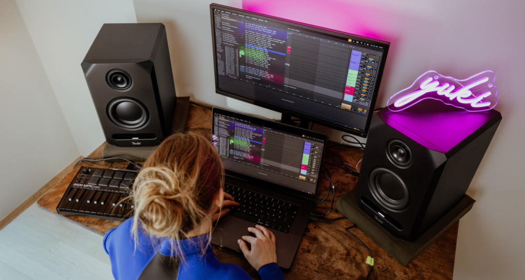 Producer werkt met de STUDIO 5X
